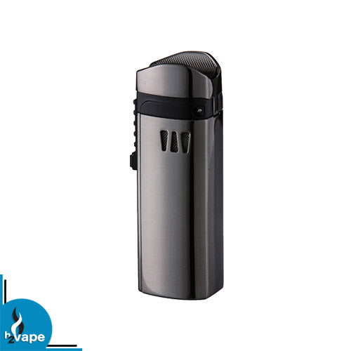 Eurojet Cigar Lighter – Gun Metal Triple Jet Flame Lighter